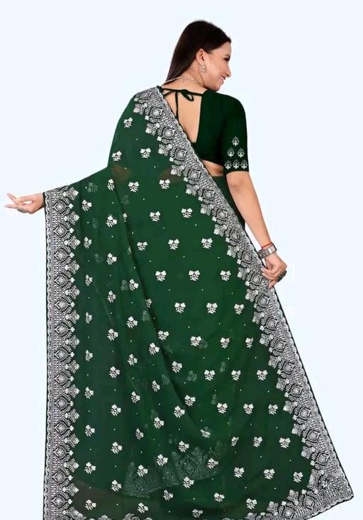 Women kashvi alluring georgette saree