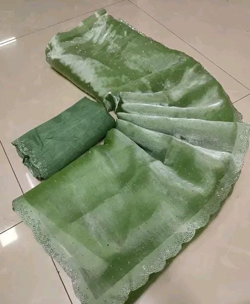 Jimmy chu organza party wear saree