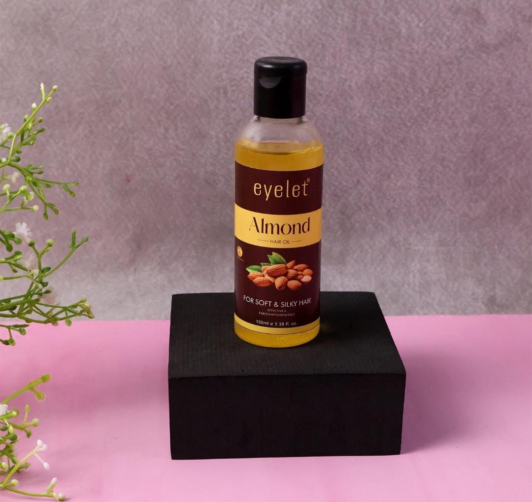 Eyelet Almond Hair Oil