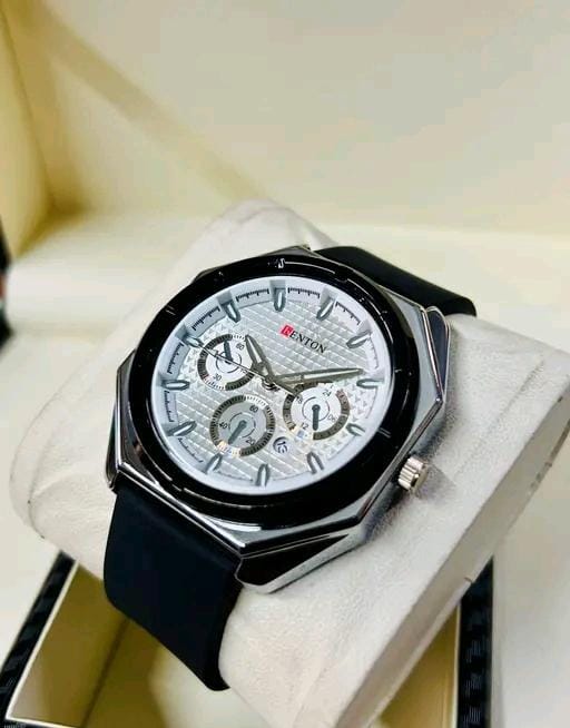 Round watch for men