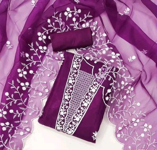 Organza dress materal