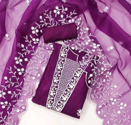 Organza dress materal