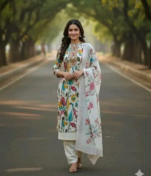 New printed design suit set for girl/women