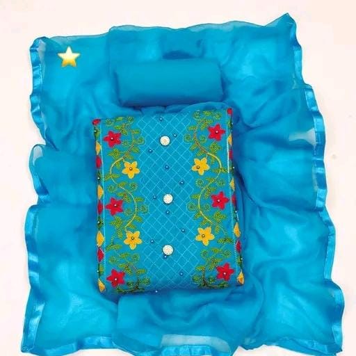 Women trendy cotton suit & dress materials