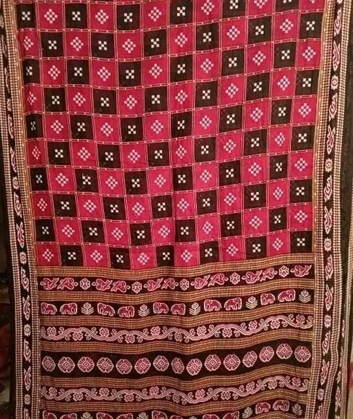 Pure cotton fancy saree