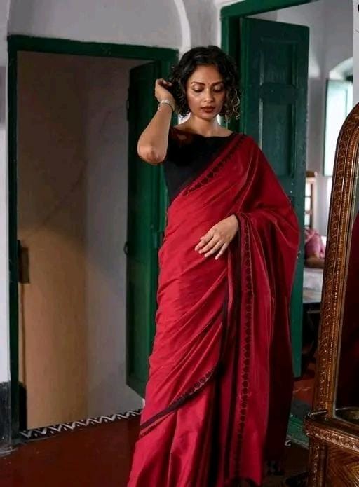 Khadi cotton saree for women