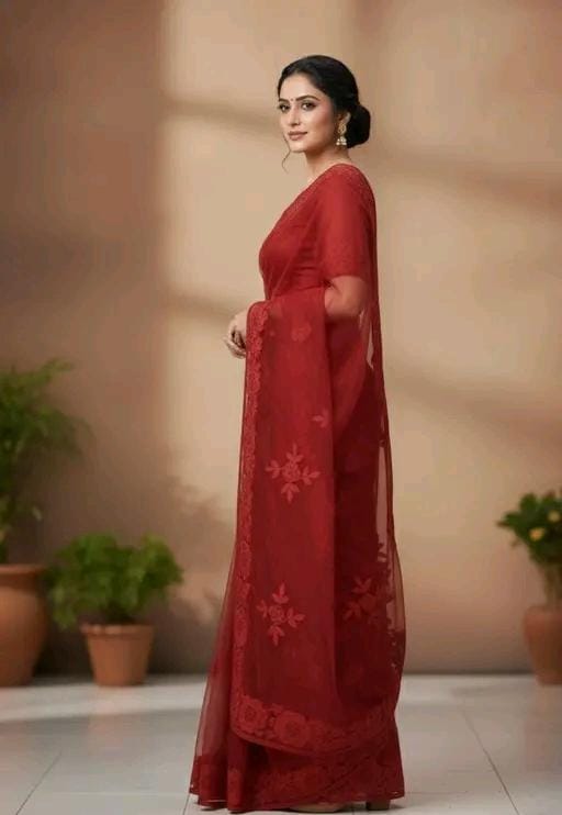 Fancy bollywood net saree