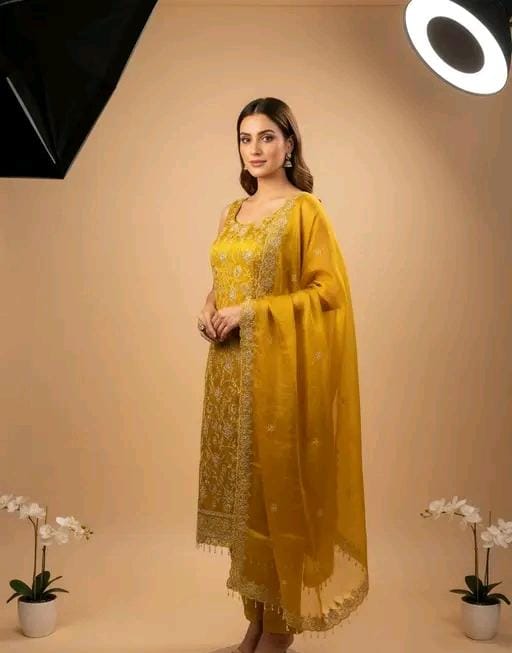 Georgette designer dress material for women