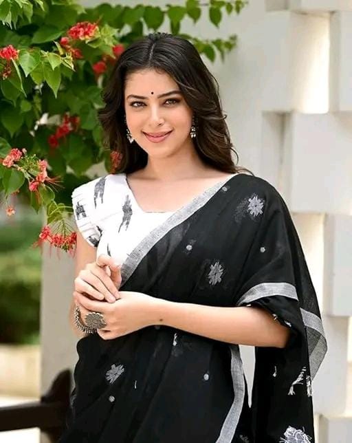 Khadi jil mil saree