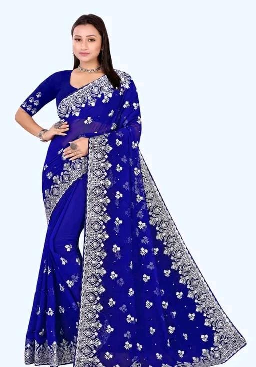 Women kashvi alluring georgette saree