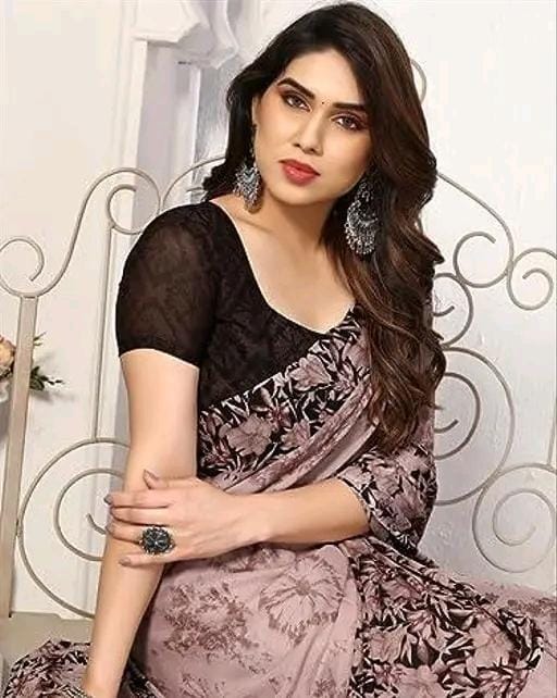 Pack of -2best daily wear georgette printed saree
