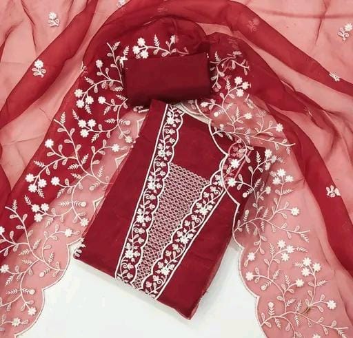 Organza dress materal