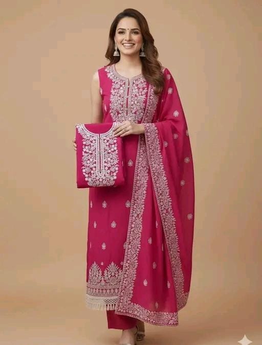 Women fancy latest designer suit