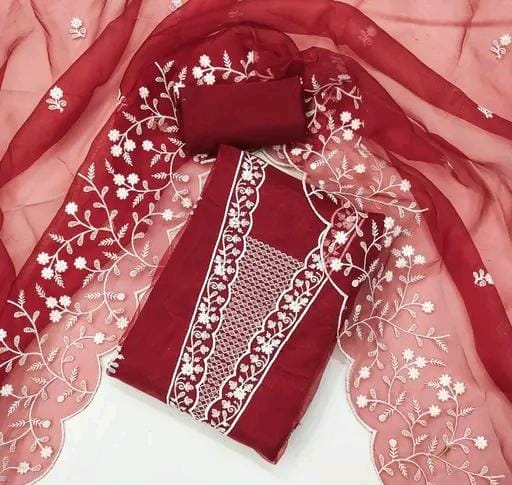 Organza dress materal