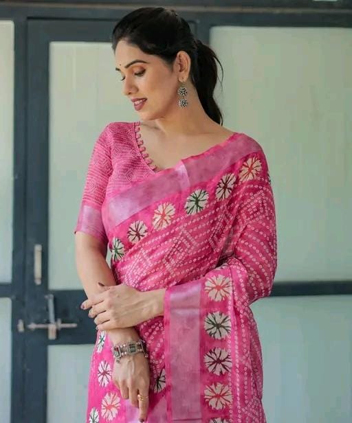 Women fancy cotton saree