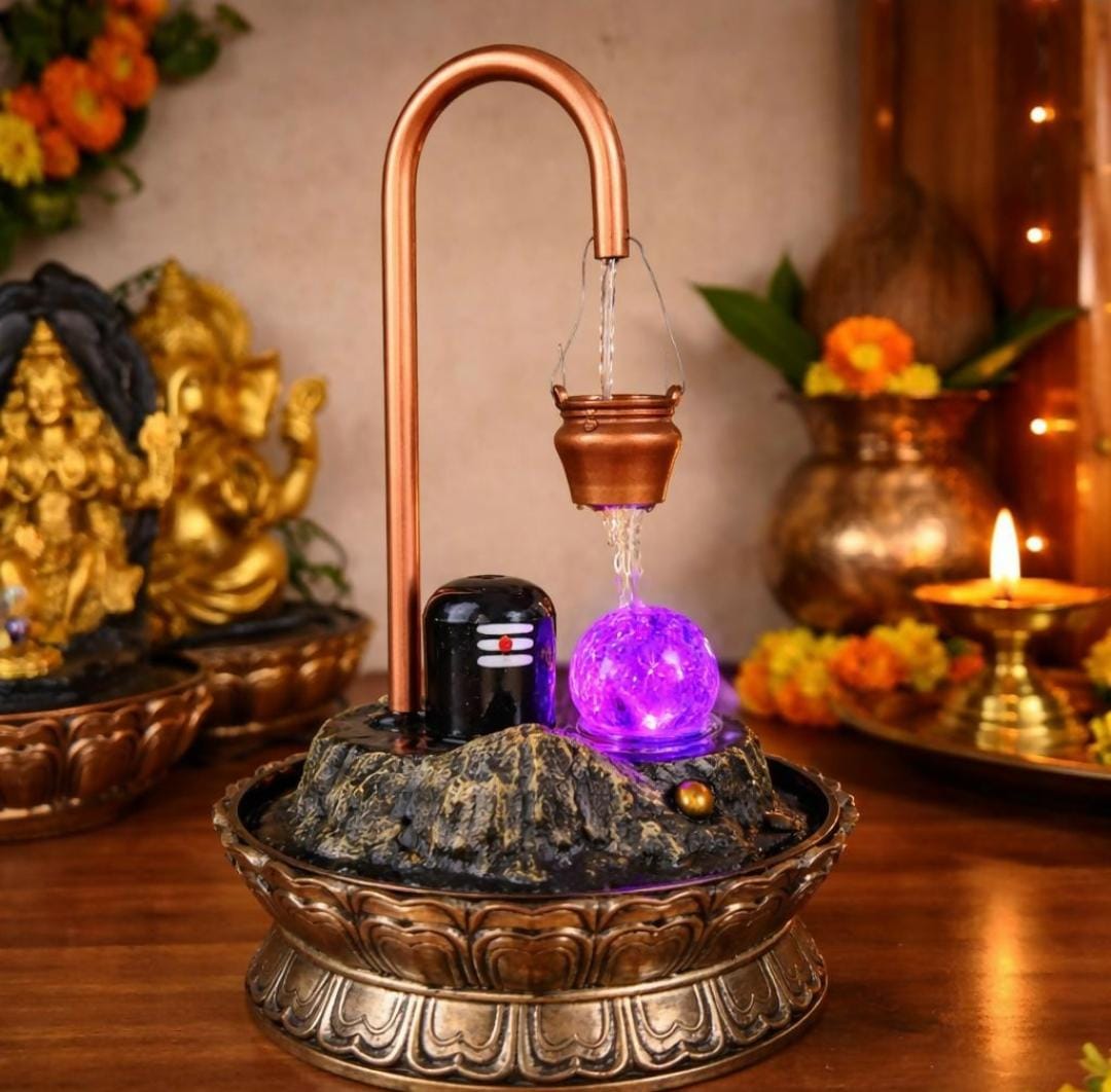 ShivLing Black Home Decor Spritual Murti