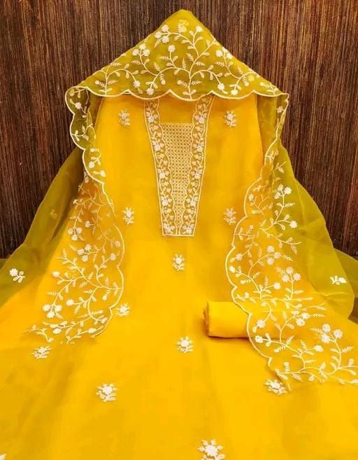 Organza dress materal