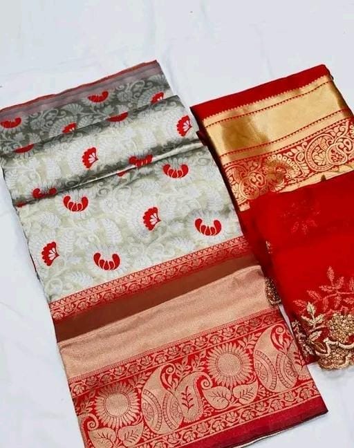 Traditional silk lehenga choli with dupatta