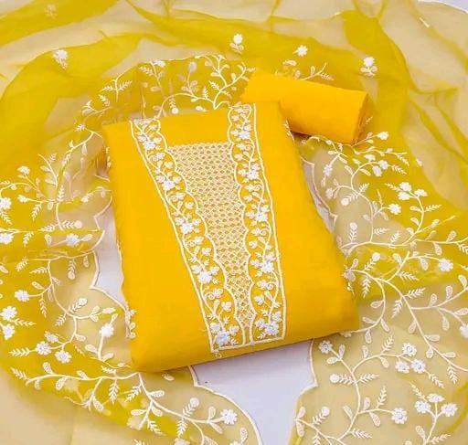 Organza dress materal