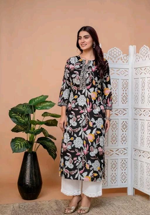 Jivika fancy kurtis fabric:cotton