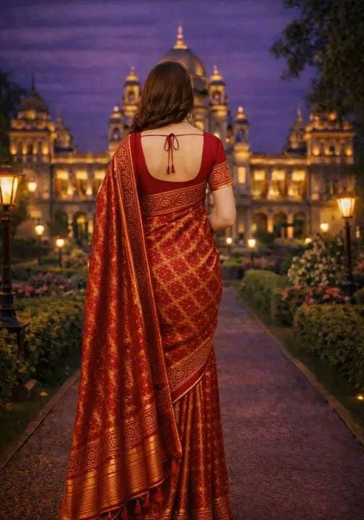 Print kota doriyablocked printed saree for women