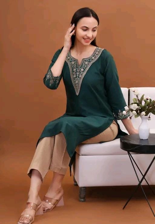 Cottan kurta pant set for women