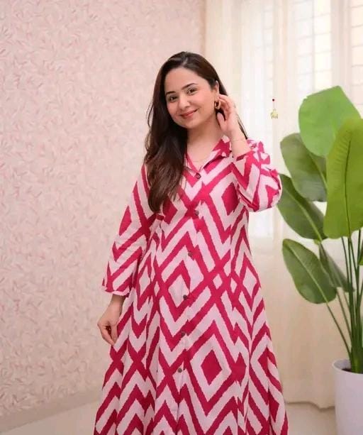 Women fancy kurti with bottomwear