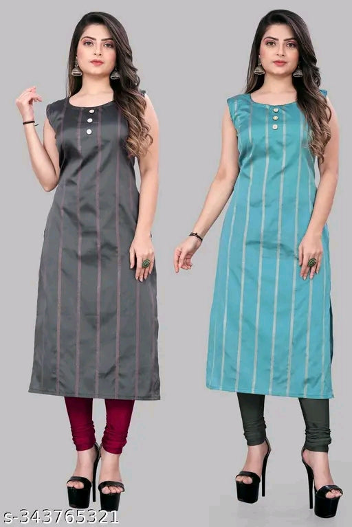 Trendy women silk kurti