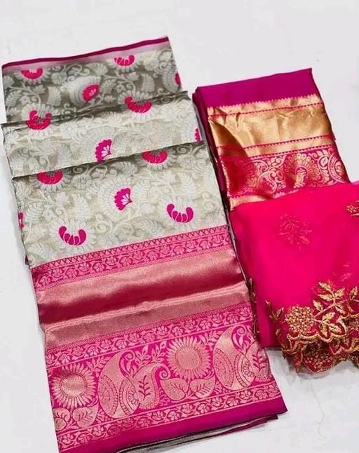 Traditional silk lehenga choli with dupatta