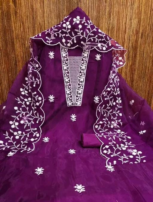 Organza dress materal