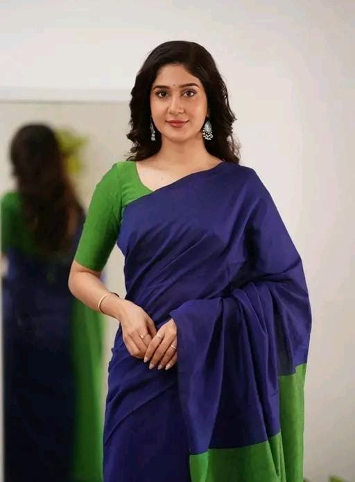 Woven handloom pure cotton saree