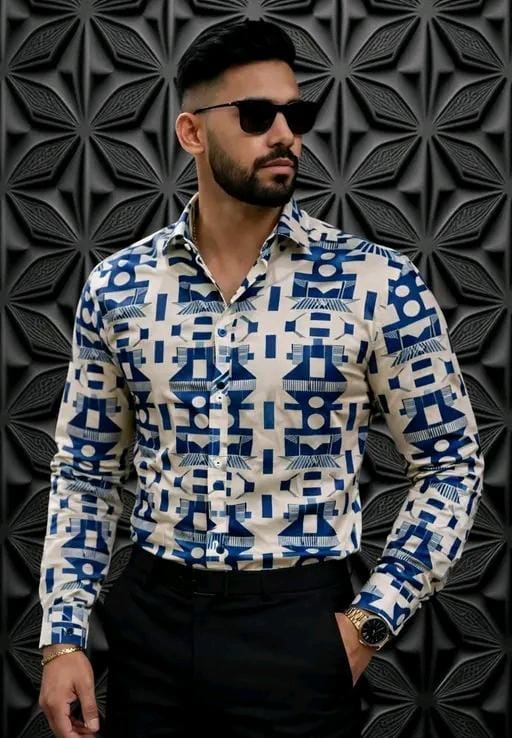 Men stylish printed shirt