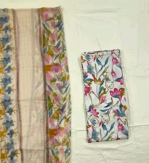 Women's letest cotton sulit and dress material