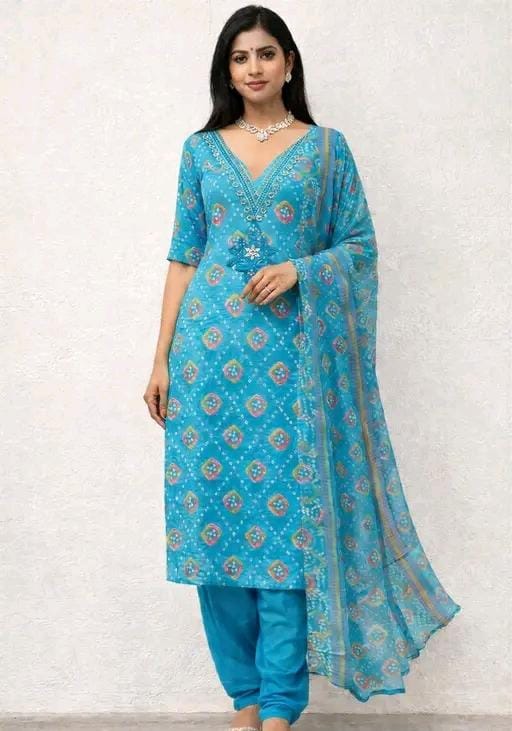 Latest women's best qualitiy cotton suit and dress materail