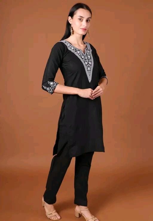 Cottan kurta pant set for women