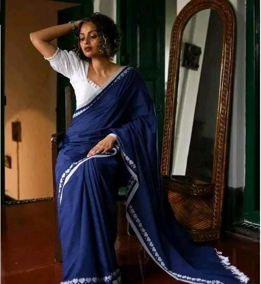 Khadi cotton saree for women