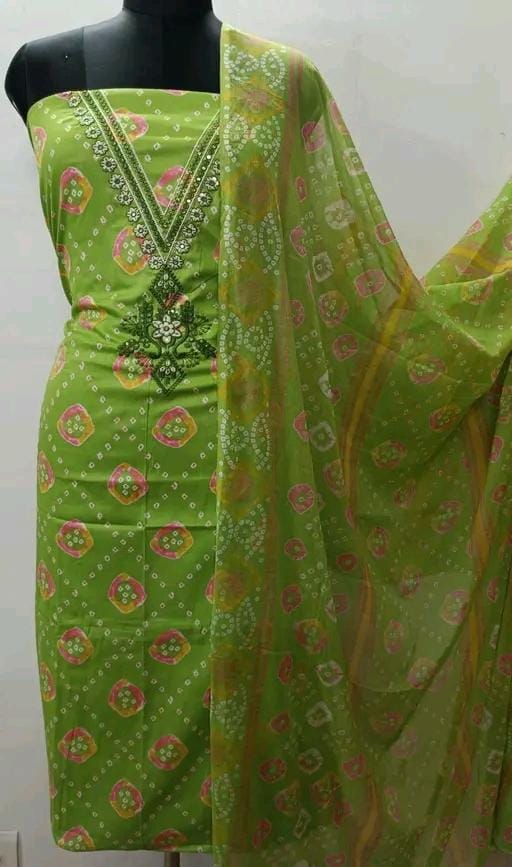 Latest women's best qualitiy cotton suit and dress materail