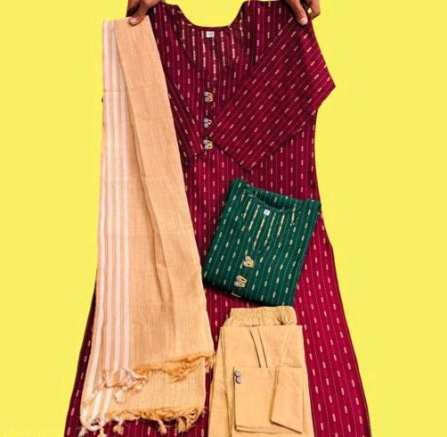 Women cotton khadi kurta