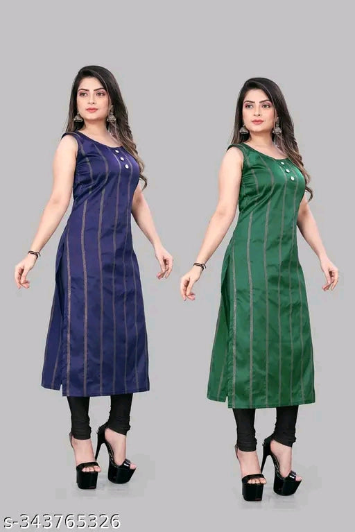 Trendy women silk kurti