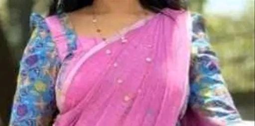 Linen cotton print sarer for women