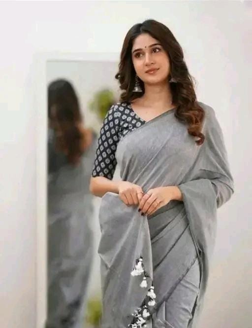 Cotton saree