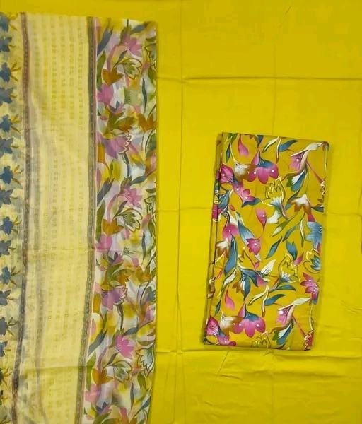 Women's letest cotton sulit and dress material