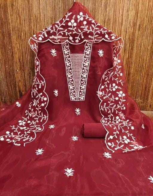 Organza dress materal
