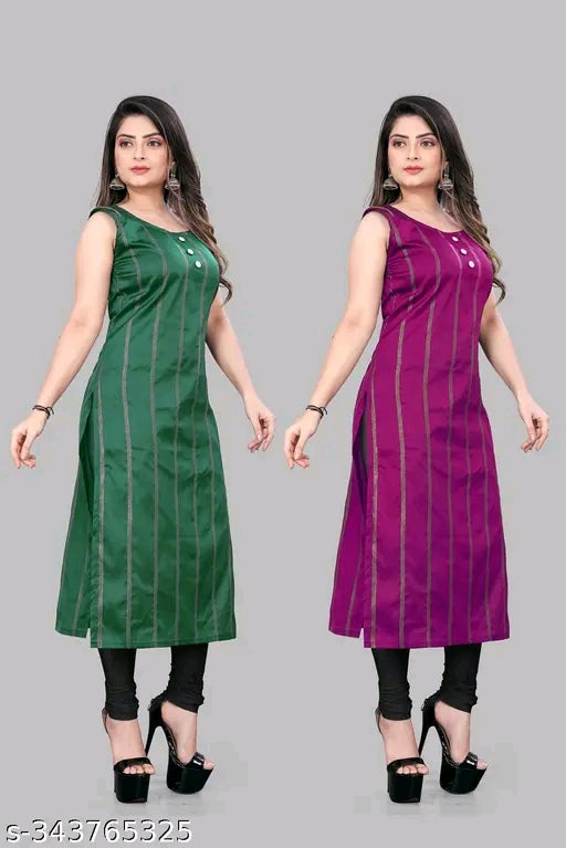 Trendy women silk kurti