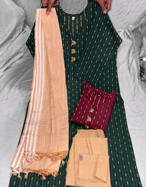 Women cotton khadi kurta