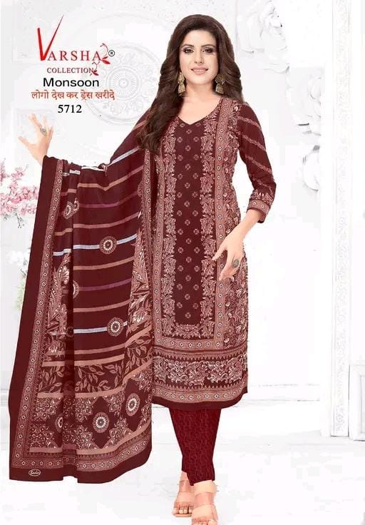 Women crepe fabric frech salwar suit