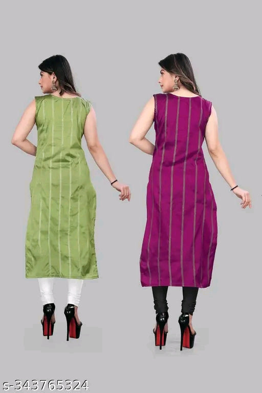 Trendy women silk kurti