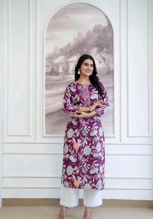Jivika fancy kurtis fabric:cotton