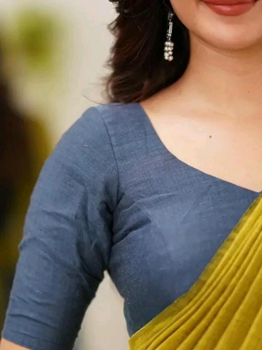 Woven handloom pure cotton saree