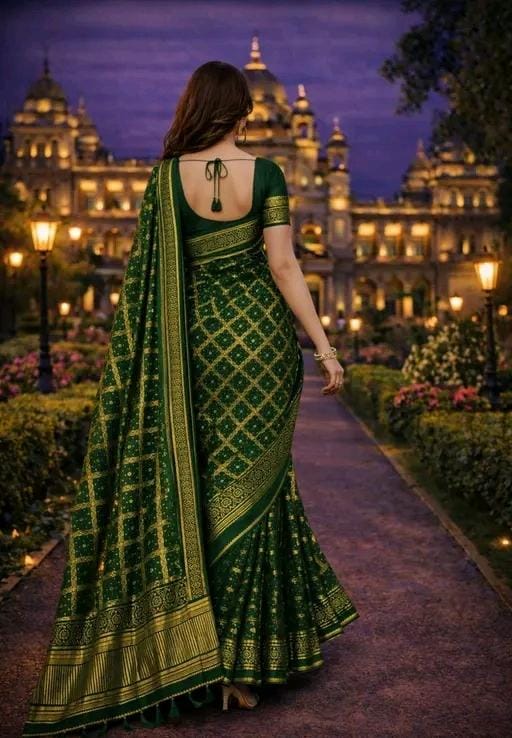Print kota doriyablocked printed saree for women